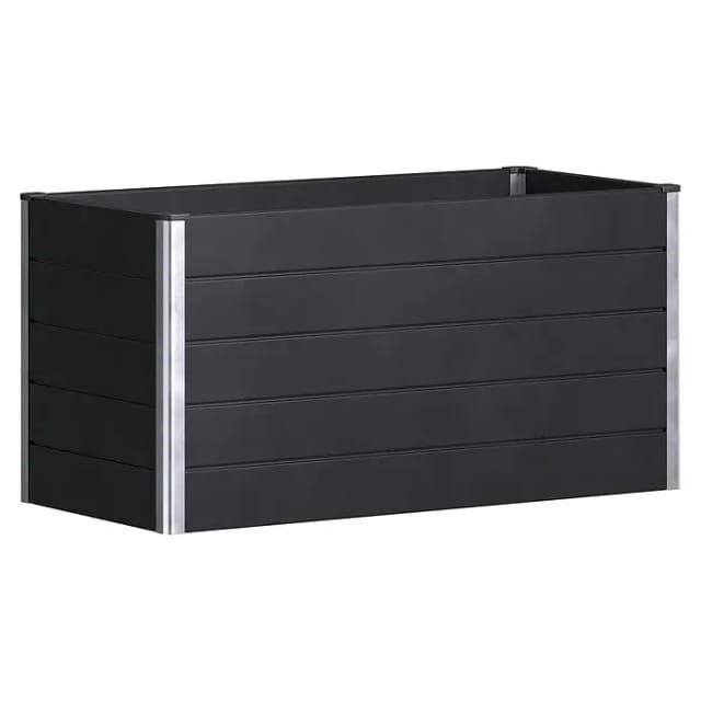GroJa Hochbeet Solid 150 cm x 70 cm x 75 cm Anthrazitgrau