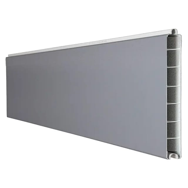 GroJa Einzelprofil Schmal Basicline 180 cm x 15 cm Silbergrau