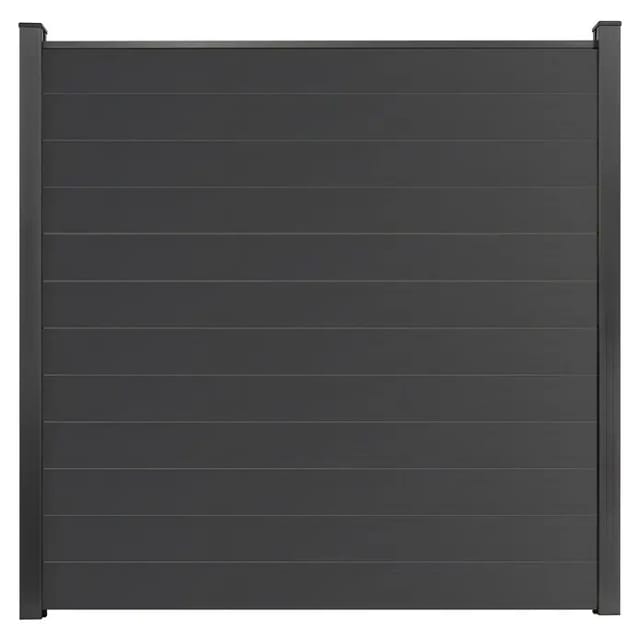 GroJa Steckzaun Schmal Basicline 180 cm x 180 cm Anthrazit