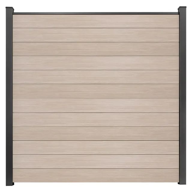 GroJa Steckzaun Schmal Basicline 180 cm x 180 cm Sheffield Oak