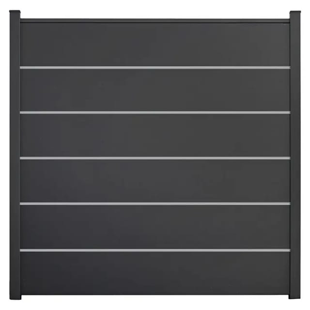 GroJa Steckzaun Premium Basicline 180 cm x 180 cm Anthrazit