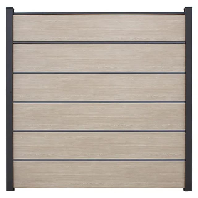 GroJa Steckzaun Premium Basicline 180 cm x 180 cm Sheffield Oak