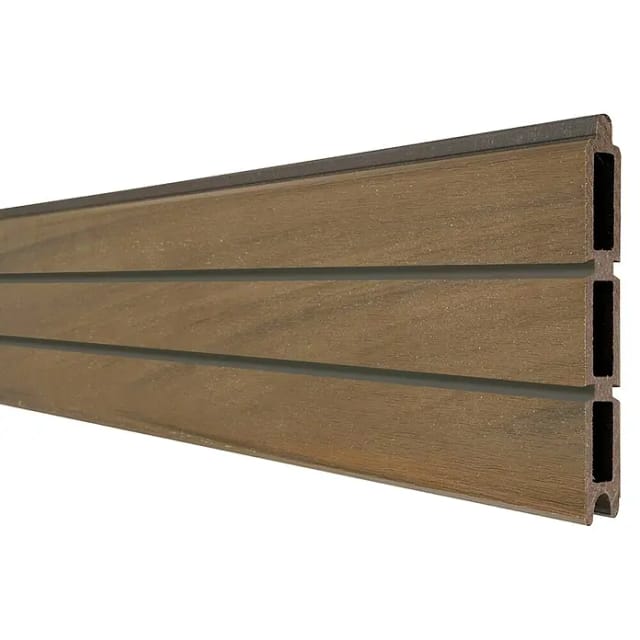 GroJa Einzelprofil Solid Rhombus 180 cm x 30 cm Teak Co-Extrudiert