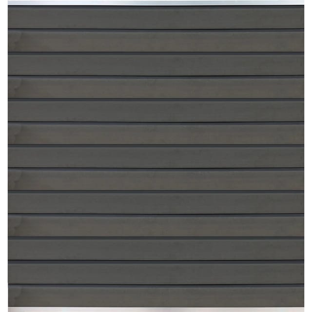 T & J Wollbach-Serie WPC-Steckzaunsystem Zaunlamelle Grau 20 x 140 x 1790 mm