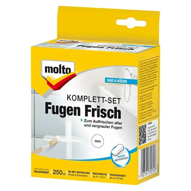 Molto Fugen-Frisch Komplett-Set Weiß 250 ml