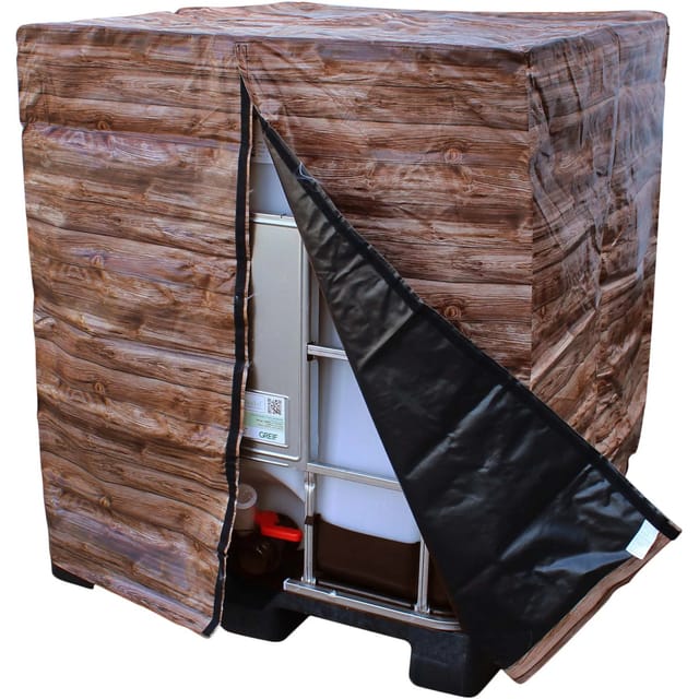 IBC Design-Cover Woody Dekor-Haube für 1000,