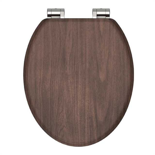 Schütte WC-Sitz Dark Wood Holzkern mit Absenkautomatik