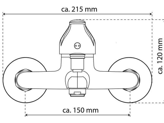 Eisl Wannenfüllarmatur Grande Vita Classic Chrom