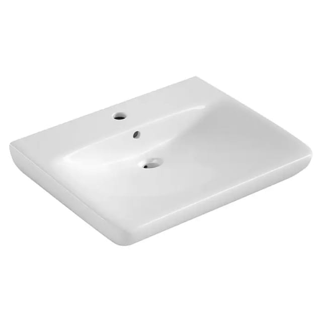 Verosan Waschbecken 65,5 cm Rivo Square Weiß unterfahrbar