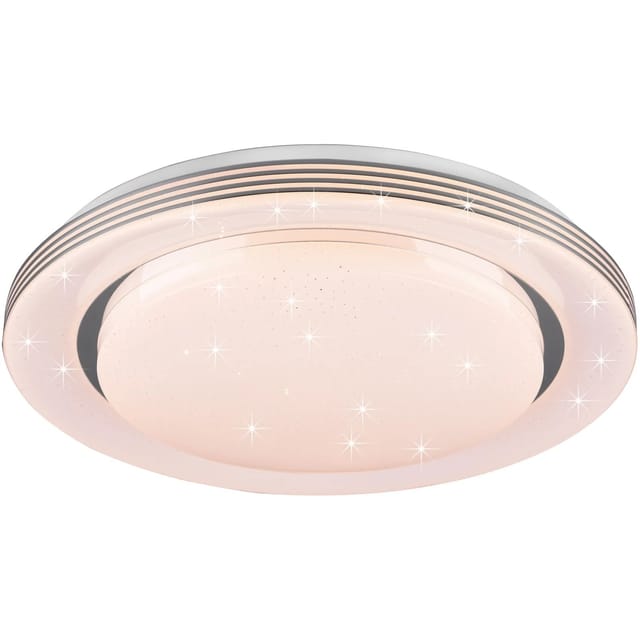 Reality LED-Deckenleuchte Sternenhimmel Atria Ø 48 cm Weiß