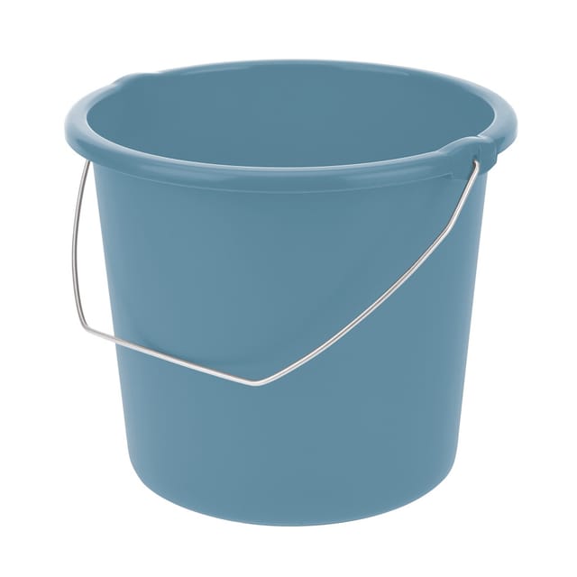 Tontarelli Eimer Cover Line mit Metallbügel 10, Nordic Blue