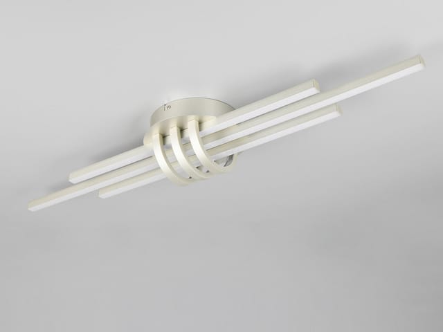 Reality LED Deckenleuchte Cinto 81 cm x 10,5 cm x 18 cm Nickel Matt