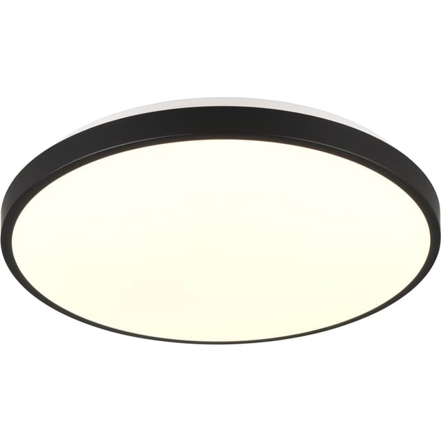 Reality LED Deckenleuchte Loody 7 cm x 38,5 cm x 38,5 cm Schwarz