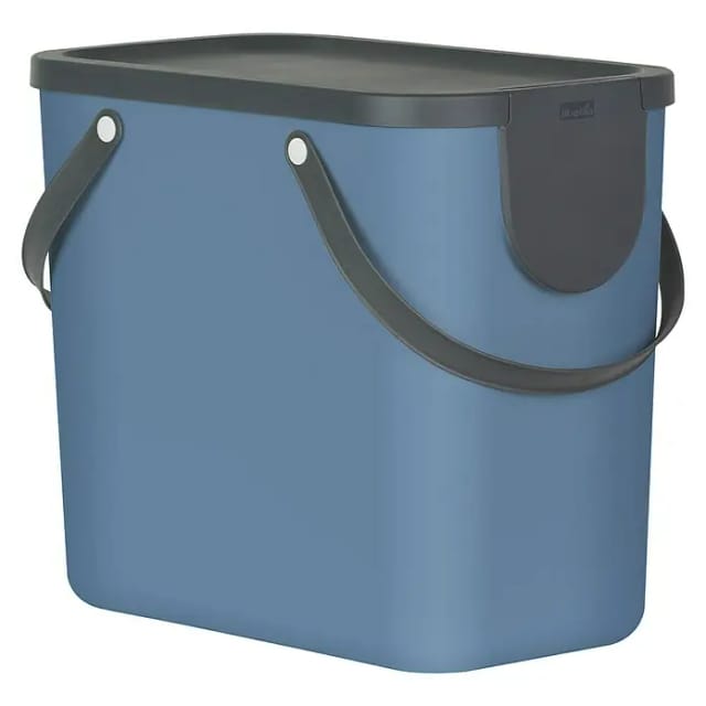 Rotho Mülleimer Albula Blau 25,