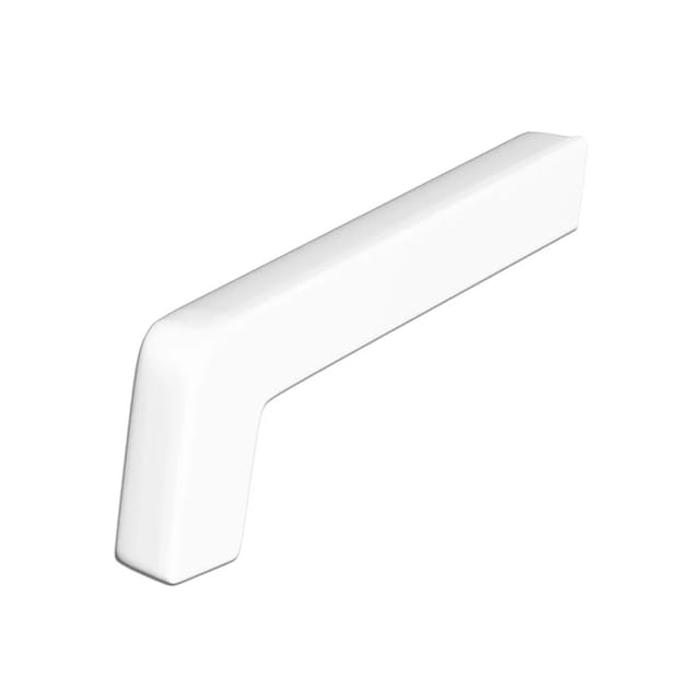 PVC-Seitenteile Weiß 32 cm 2 Stück