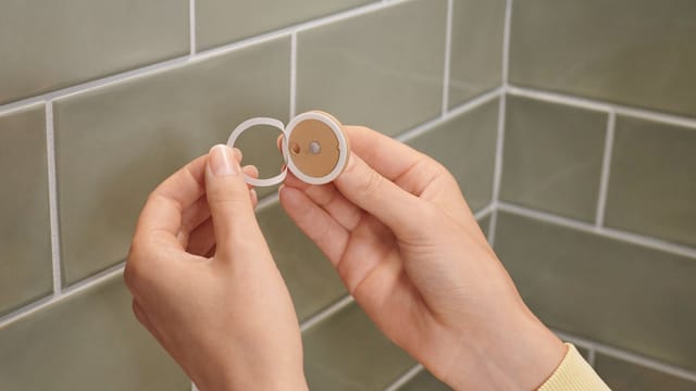 Tesa Moon White Duschkorb Weiß Matt inkl. Klebelösung