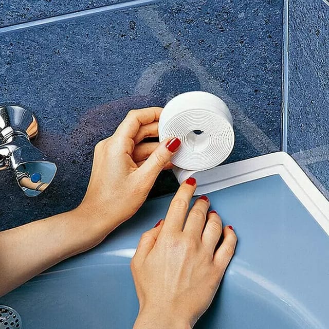 Wenko Abdichtungsband Extrabreit 350 cm x 5 cm Weiß