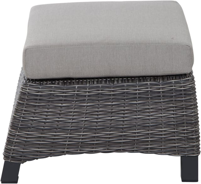 Siena Garden Hocker Corido Aluminium Holzkohlegrau