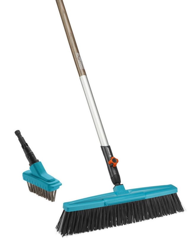 Gardena Combisystem-Komplettangebot mit Straßenbesen, Fugenbürste M und Stiel