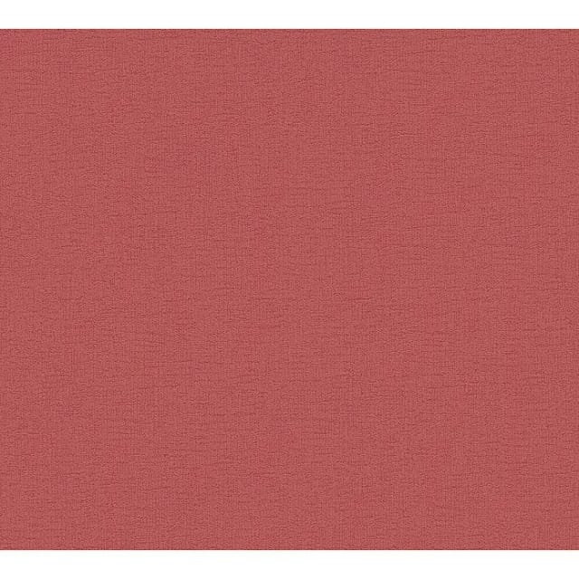AS-Creation Vliestapete Attractive Uni Leicht Strukturiert Glatt Rot FSC®