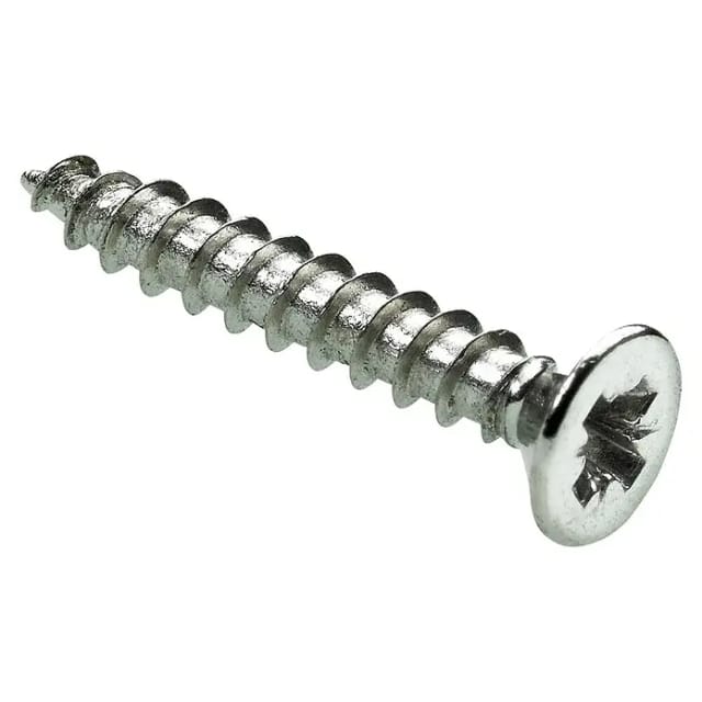 Hettich Schraube Ø 2,5 x 16 mm Stahl Vernickelt für Stangenscharniere 50 Stück