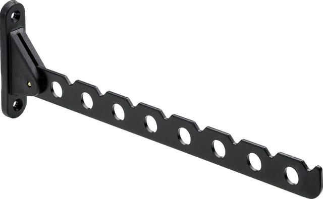 Hettich Kleiderlüfter Stahl/Kunststoff Matt Schwarz Länge 310 mm 1 Stück