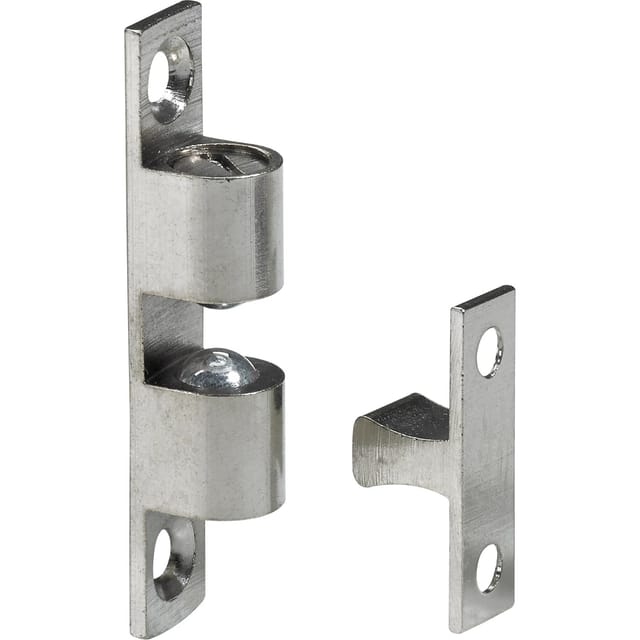Hettich Kugelschnäpper 49 mm x 9 mm x 10 mm Messing Vernickelt 1 Stück