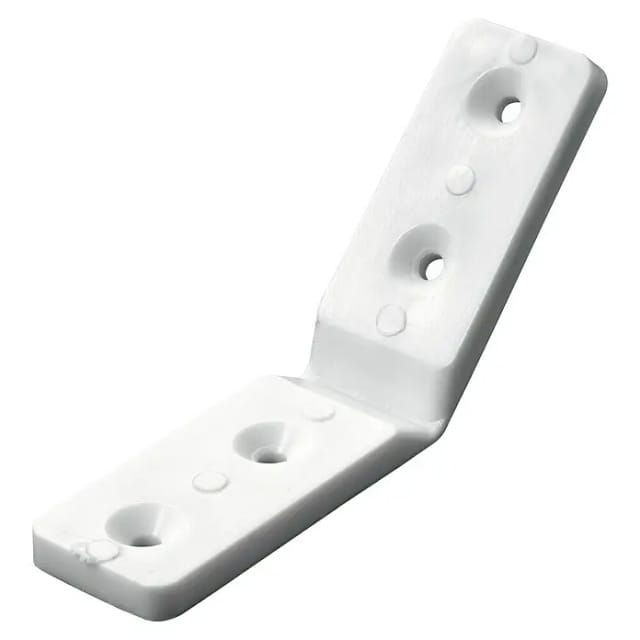 Hettich Eckverbinder 20 mm x 90 mm Kunststoff Weiß 1 Stück