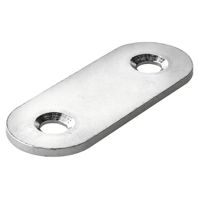 Hettich Verbindungsblech 40 mm x 15 mm Edelstahl Matt 1 Stück