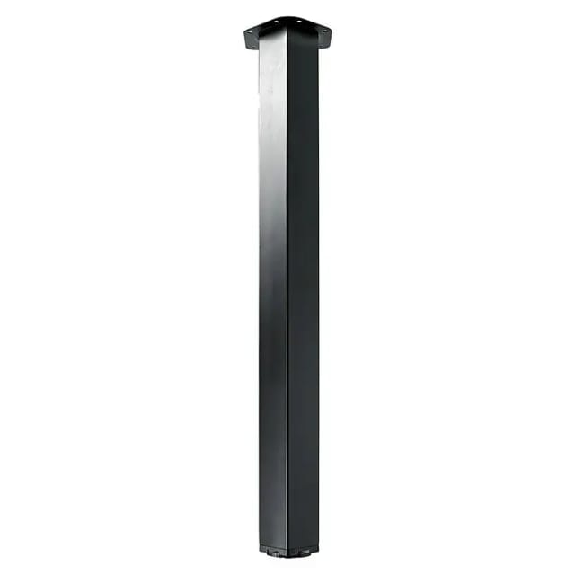 Hettich Tischbein Arba 710 mm x 60 mm x 60 mm Stahl Schwarz 1 Stück
