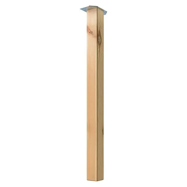 Hettich Tischbein Melta 720 mm x 50 mm x 50 mm Holz Buche 1 Stück FSC®