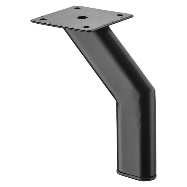 Hettich Möbelfuß Lipsia 150 mm Stahl Schwarz 1 Stück