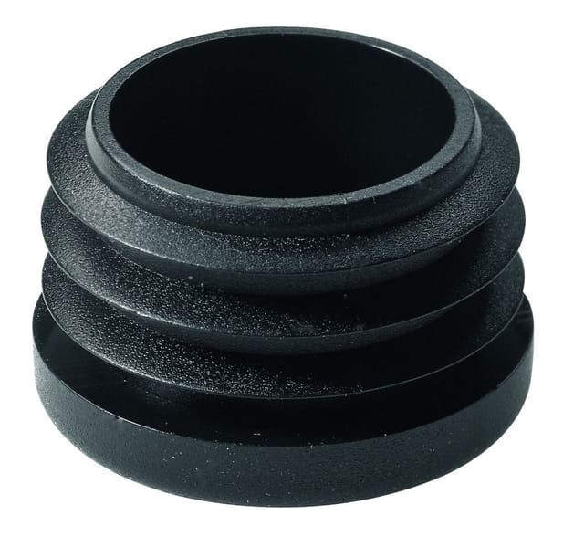 Hettich Kunststoff-Einsteckgleiter für Rundrohre Ø 15 mm Schwarz 4 Stück