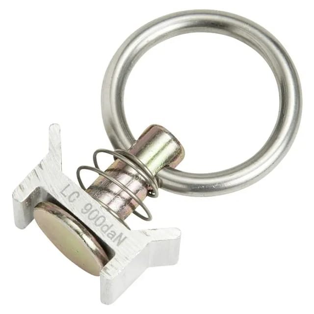 Conacord Zurrösen aus Stahl für Zurrschiene 2 Stück 6,1 cm x 3,4 cm