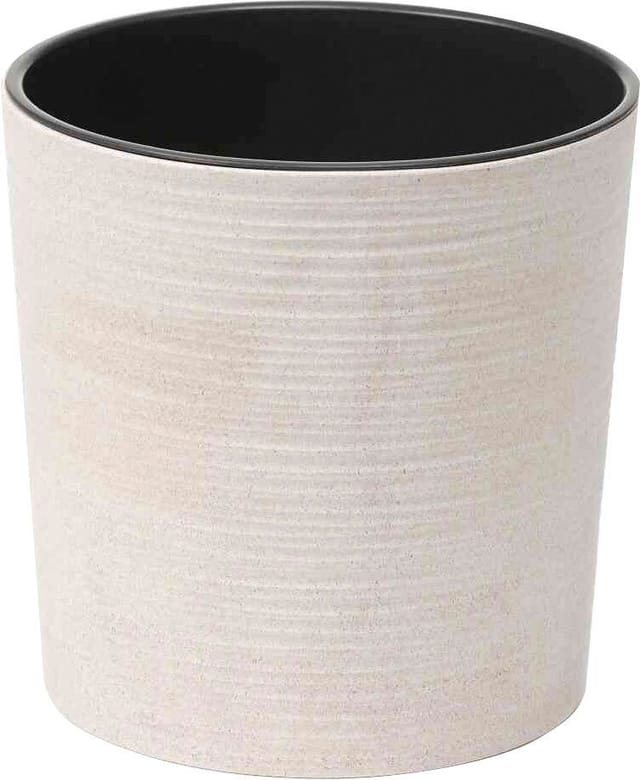 Siena GardenPflanzgefäß - Set 2 teilig Eco Lens Weiß Ø25x25,5 cm