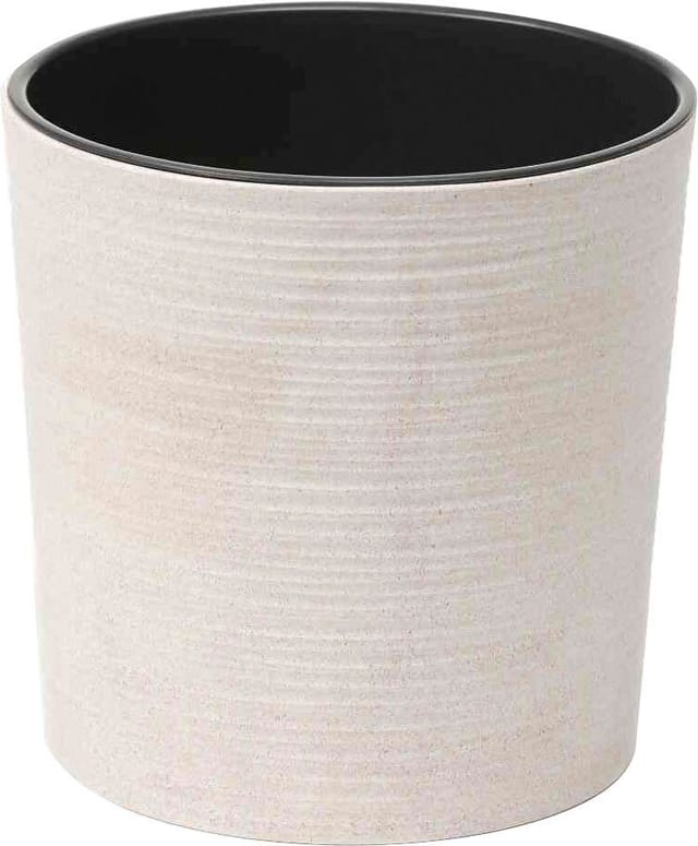 Siena GardenPflanzgefäß - Set 2 teilig Eco Lens Weiß Ø30x30,5 cm