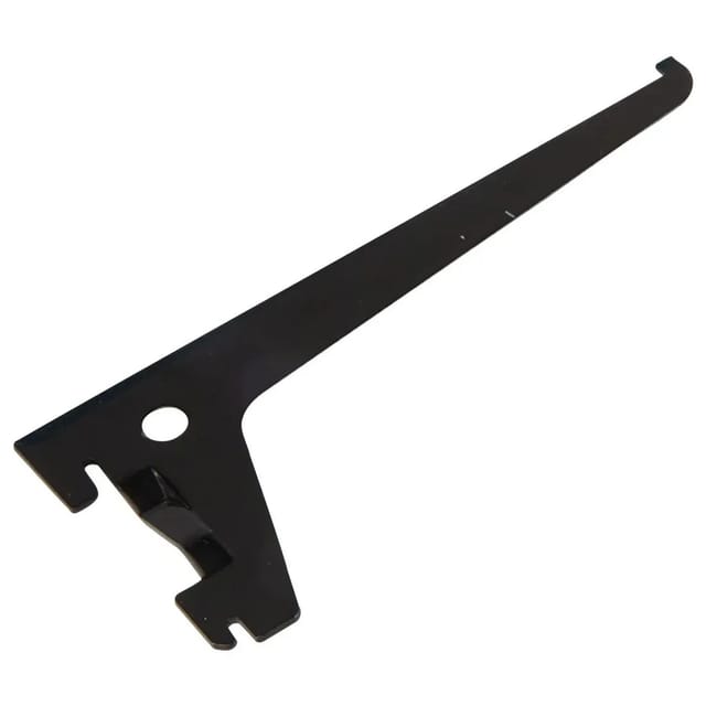 Einlochträger Schwarz 15 cm