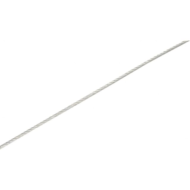 Drahtseil Ø 4 mm Silber Meterware