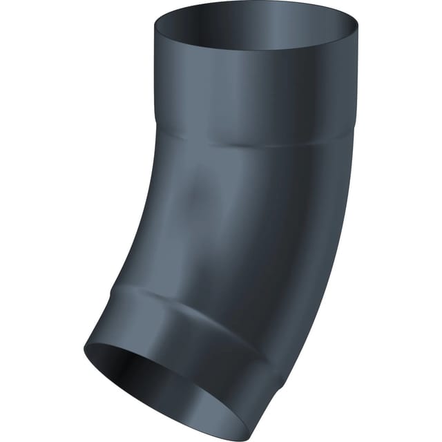 Fallrohrbogen NW 60/40° Alu Anthrazit