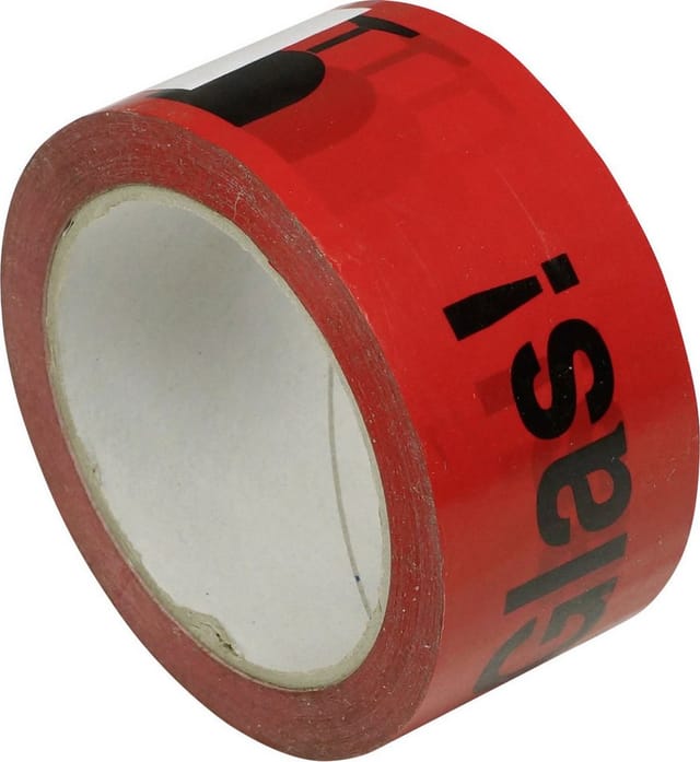 Klebeband Vorsicht Glas 50 mm x 66 m