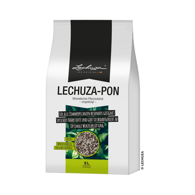 Pflanzsubstrat Lechuza®-Pon 6 Liter für Zimmerpflanzen