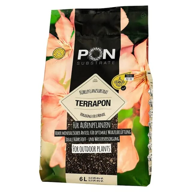 Pflanzsubstrat Lechuza® Terrapon 6 Liter für Außen- und Kübelpflanzen
