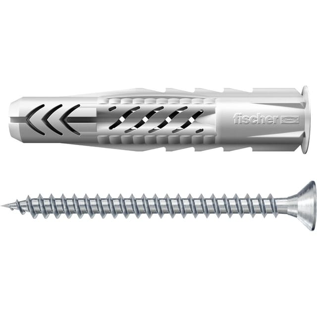 Fischer Universaldübel UX 6 x 50 R S/20 (mit Rand) mit Schraube (25 ST)