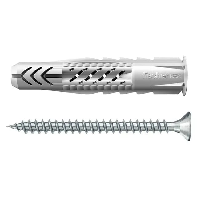 Fischer Universaldübel UX 8 x 50R S/25 (mit Rand) mit Schraube (25 ST)