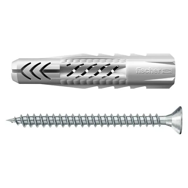 Fischer Universaldübel UX 10 x 60 S/20 mit Schraube (10 ST)