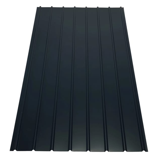 Trapez-Abdeckblech H12 Stahl 200 cm x 91 cm x 0,04 cm Anthrazit