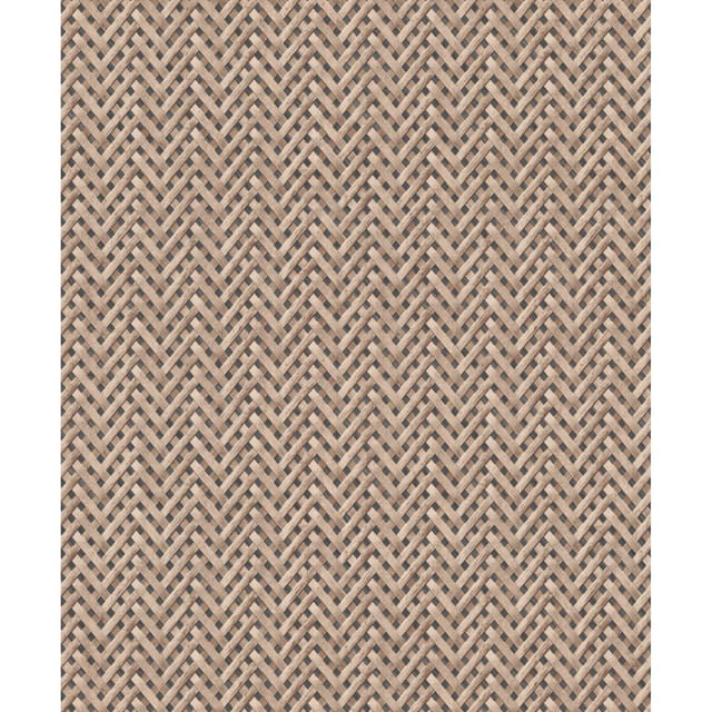 Erismann Vliestapete Code Nature Rattan-Optik Beige FSC®