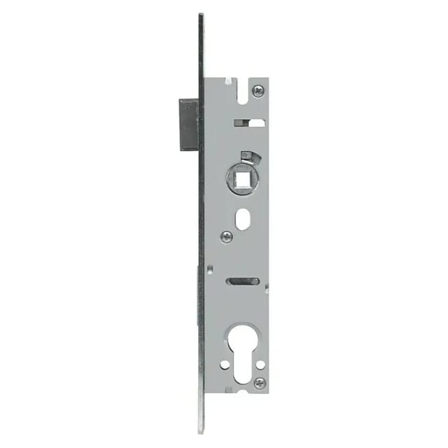 Abus Rohrrahmentür-Einsteckschloss Profilzyl. DIN L/DIN R Silber Dornm. 25 mm