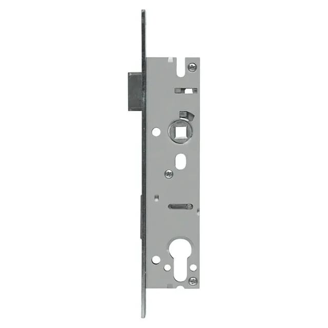 Abus Rohrrahmentür-Einsteckschloss Profilzyl. DIN L /DIN R Silber Dornm. 30 mm