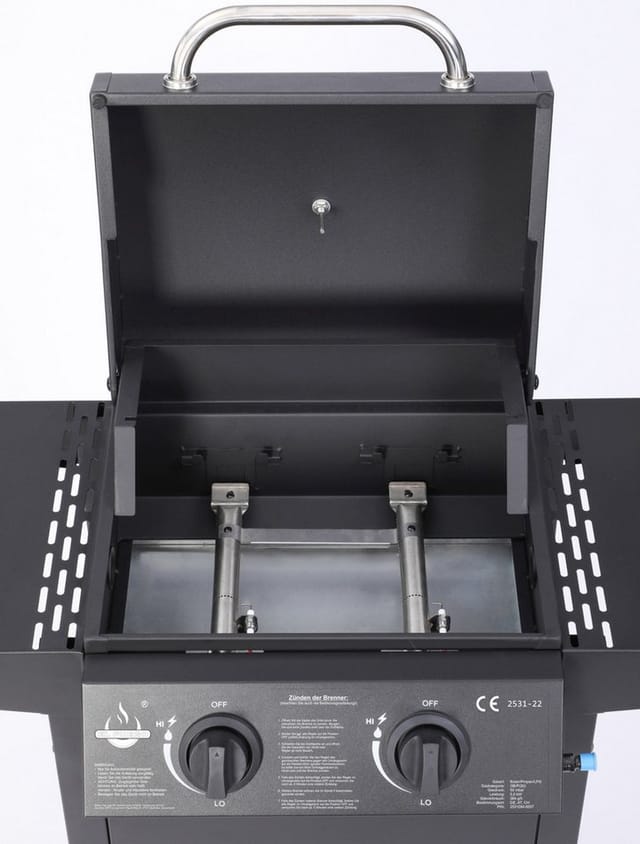 El Fuego Gasgrill San Jose mit 2 Brenner 94 cm x 101,5 cm x 51 cm